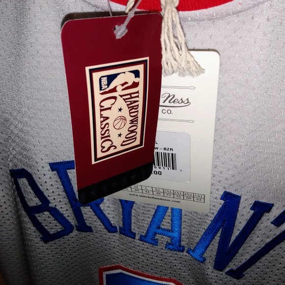 Never worn Authentic Kobe Bryant 04 #8 All Star Jersey Mitchell and Ness - Picture 6 of 7